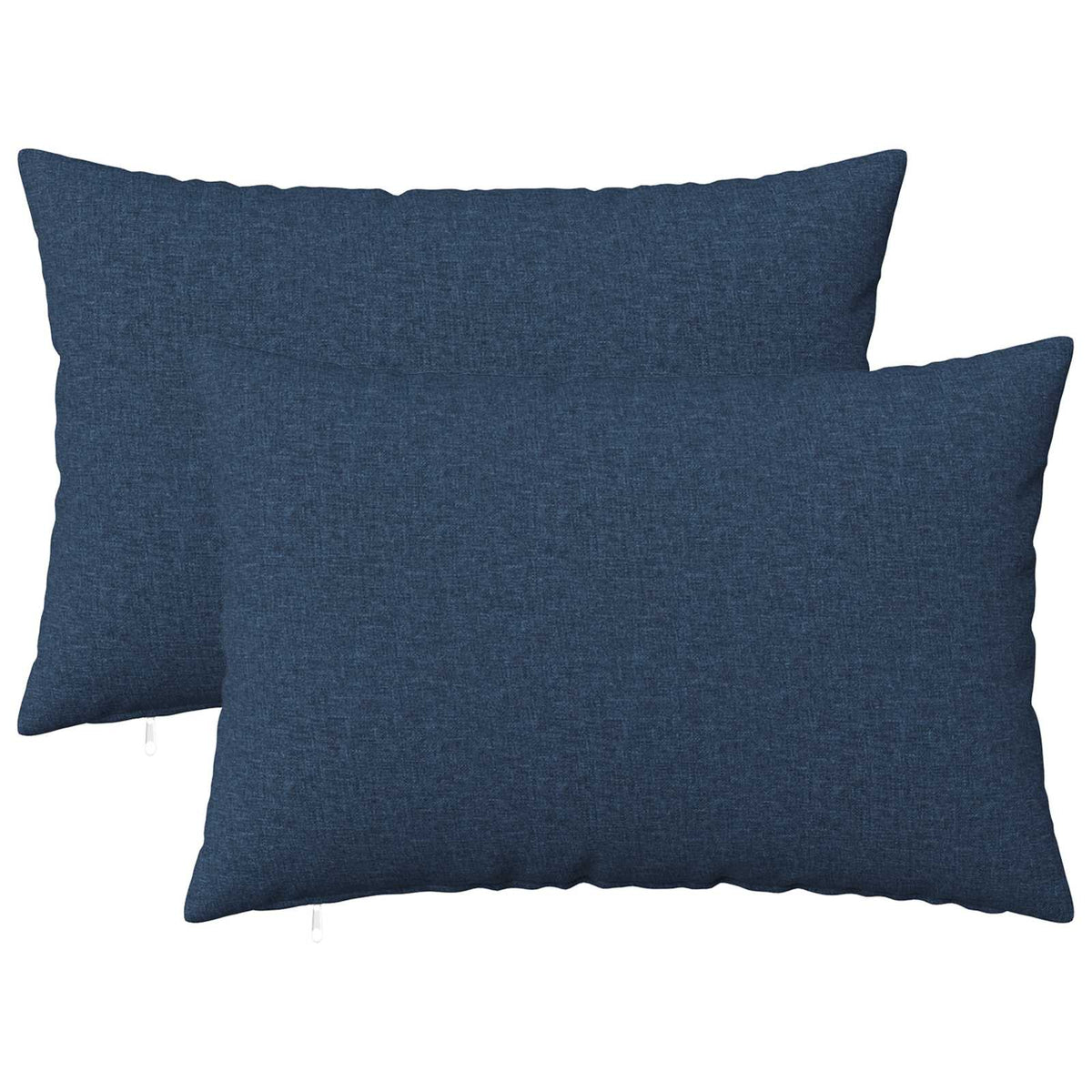 Cushion with Pillow HEERLEN 2 pcs Blue Fabric
