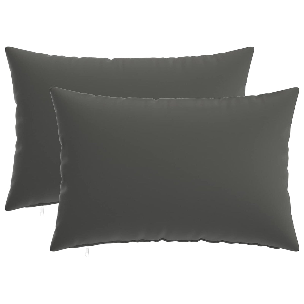 Cushion with Pillow HEERLEN 2 pcs Anthracite Polyester