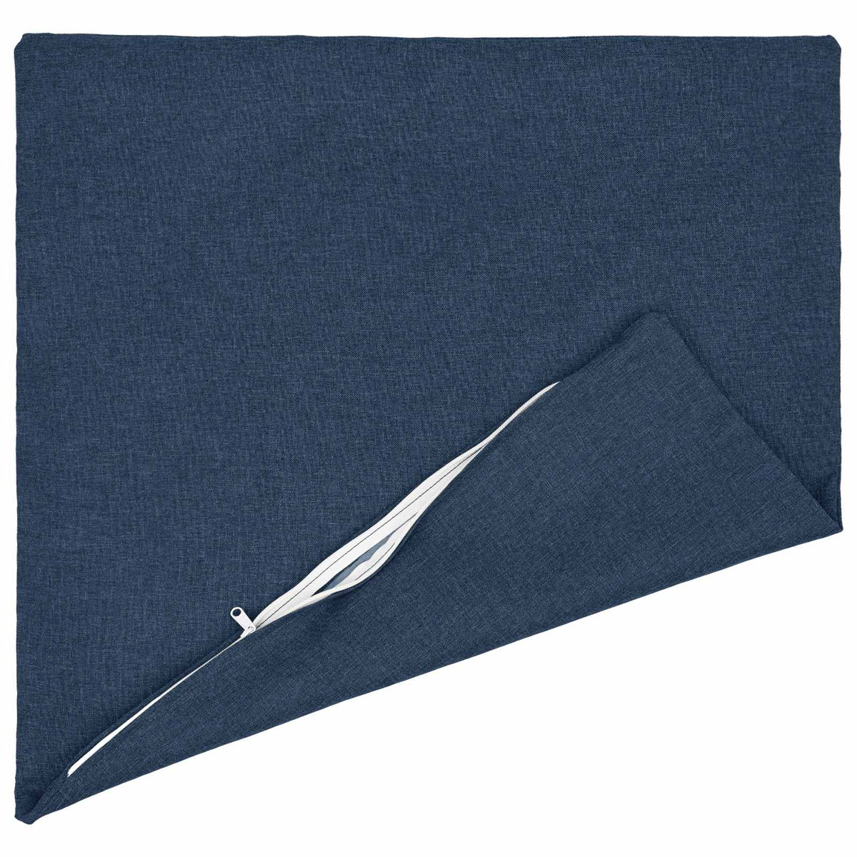 Cushion with Pillow HEERLEN 2 pcs Blue Fabric
