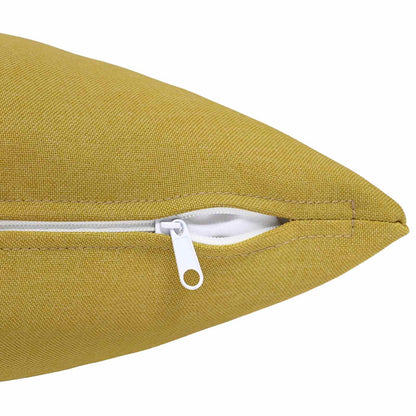 Cushion with Pillow HEERLEN 2 pcs Light Green Fabric