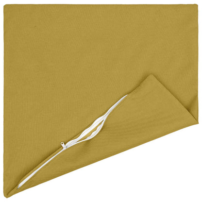 Cushion with Pillow HEERLEN 2 pcs Light Green Fabric