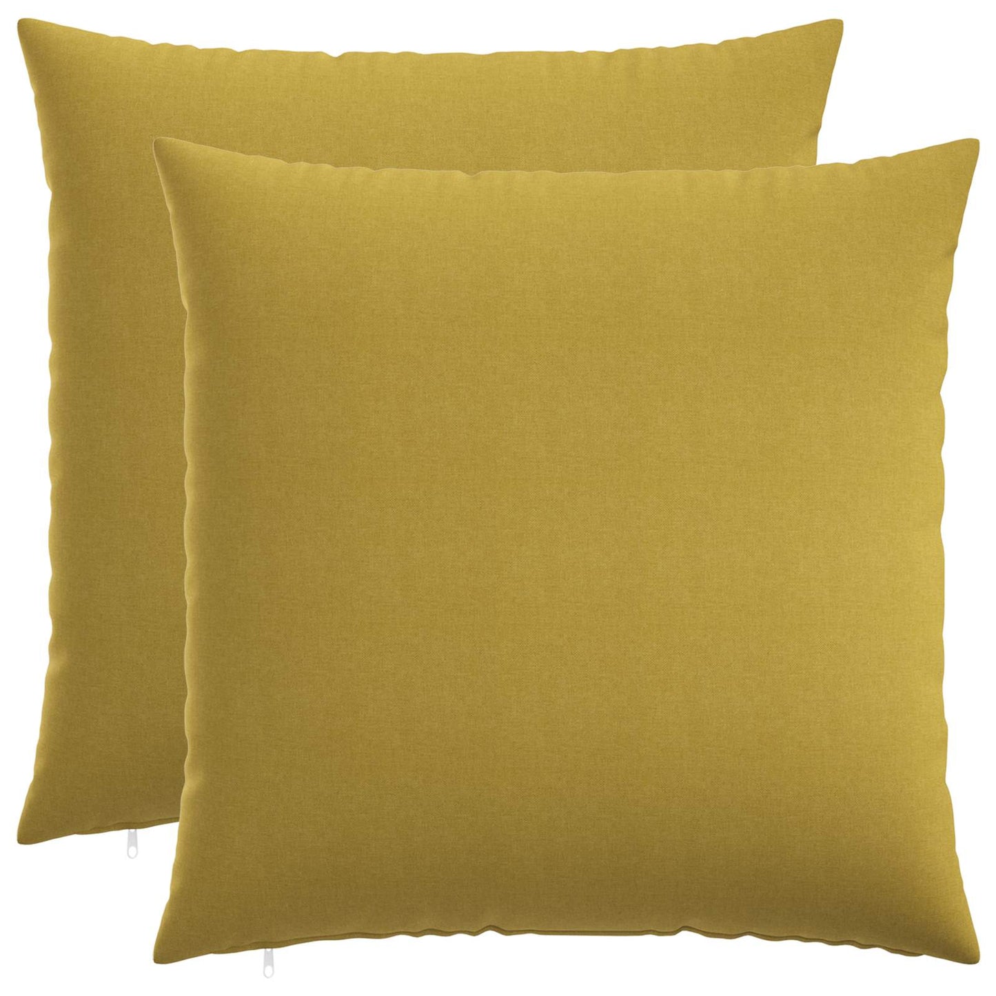 Cushion with Pillow HEERLEN 2 pcs Light Green Fabric