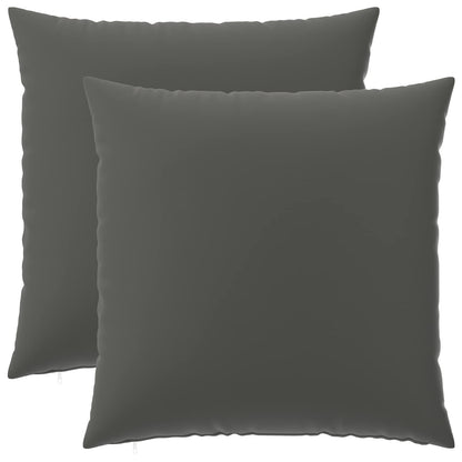 Cushion with Pillow HEERLEN 2 pcs Anthracite Polyester
