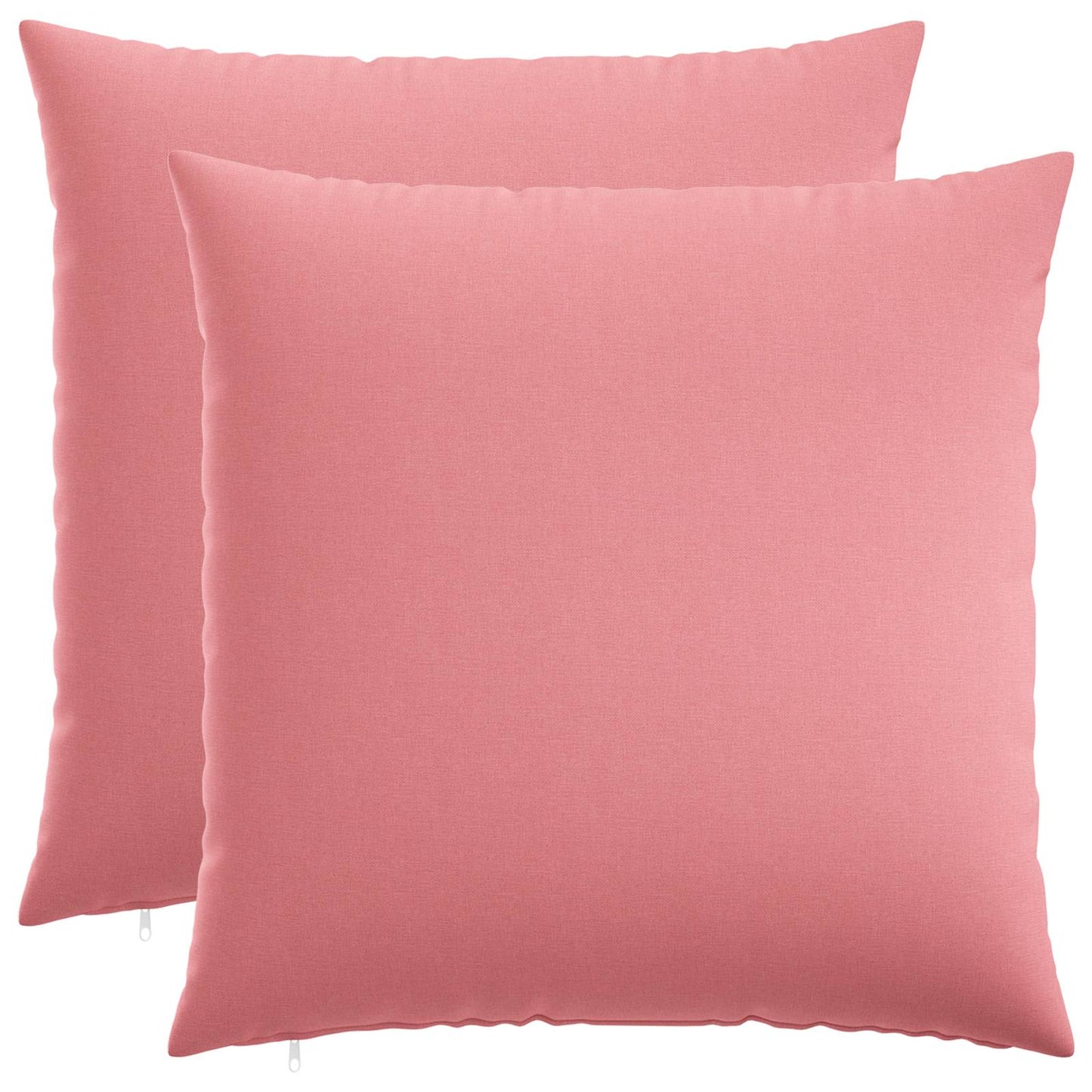 Cushion with Pillow HEERLEN 2 pcs Pink Fabric