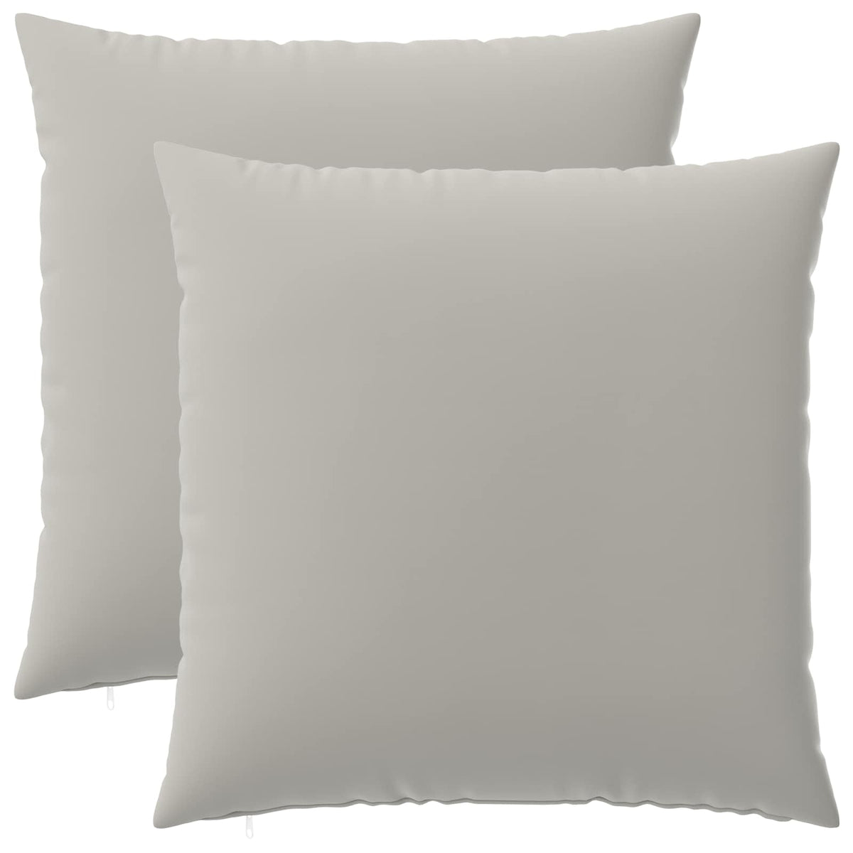 Throw Pillow 2 pcs HEERLEN Grey 70 x 70 cm Polyester