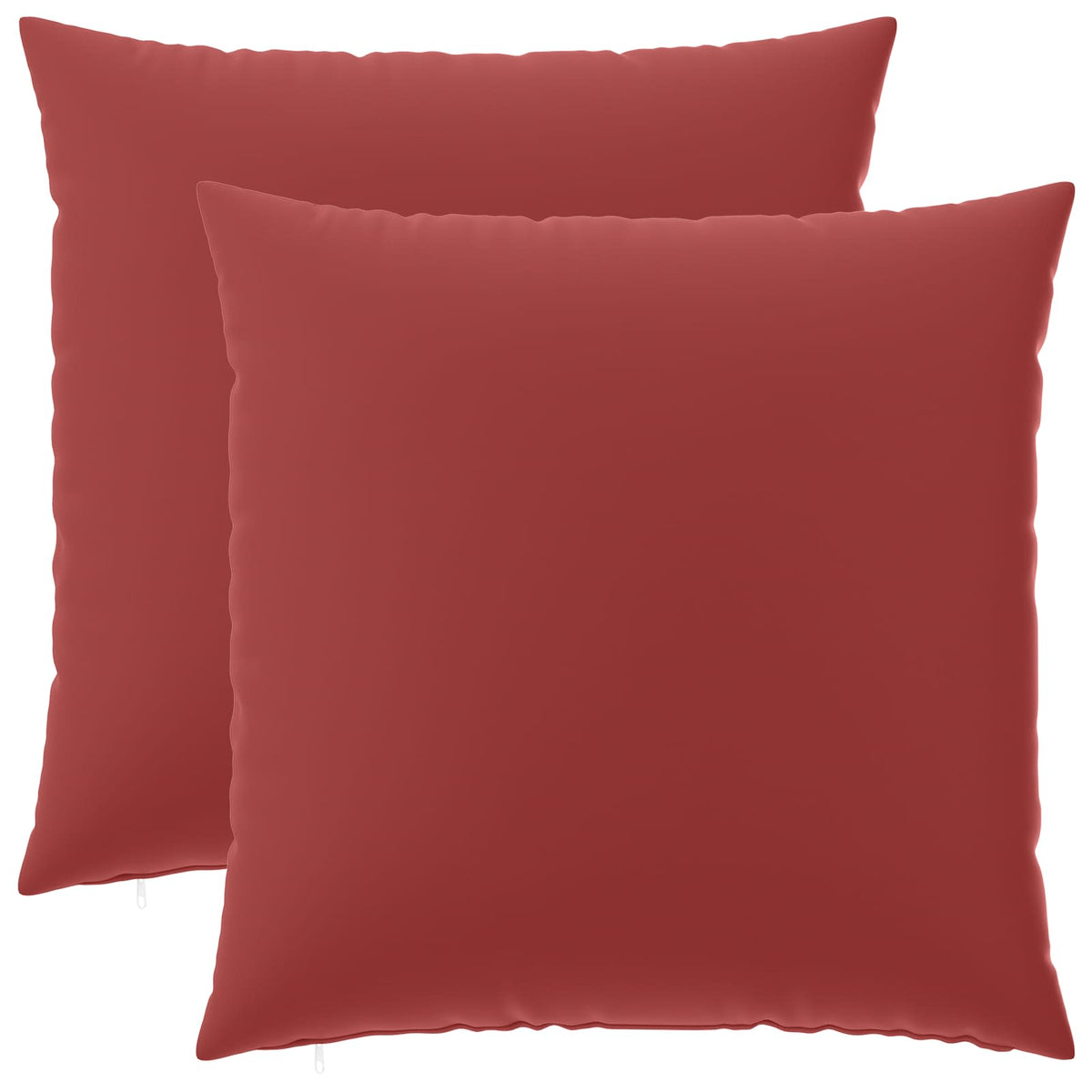 Throw Pillow 2 pcs HEERLEN Wine Red 70 x 70 cm Polyester