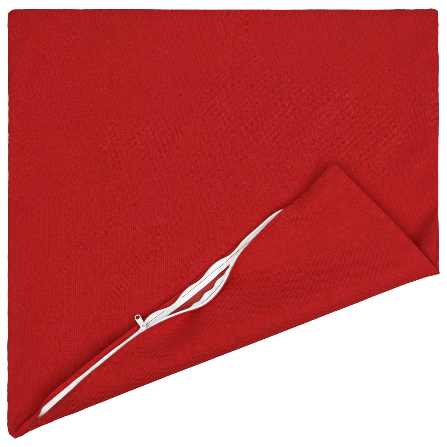Cushion with Pillow HEERLEN 2 pcs Red Fabric