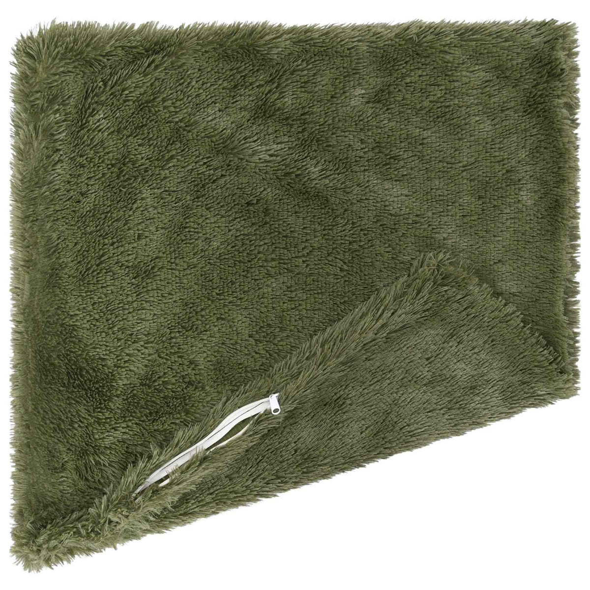 Cushion with Pillow HEERLEN 2 pcs Green PV Fleece