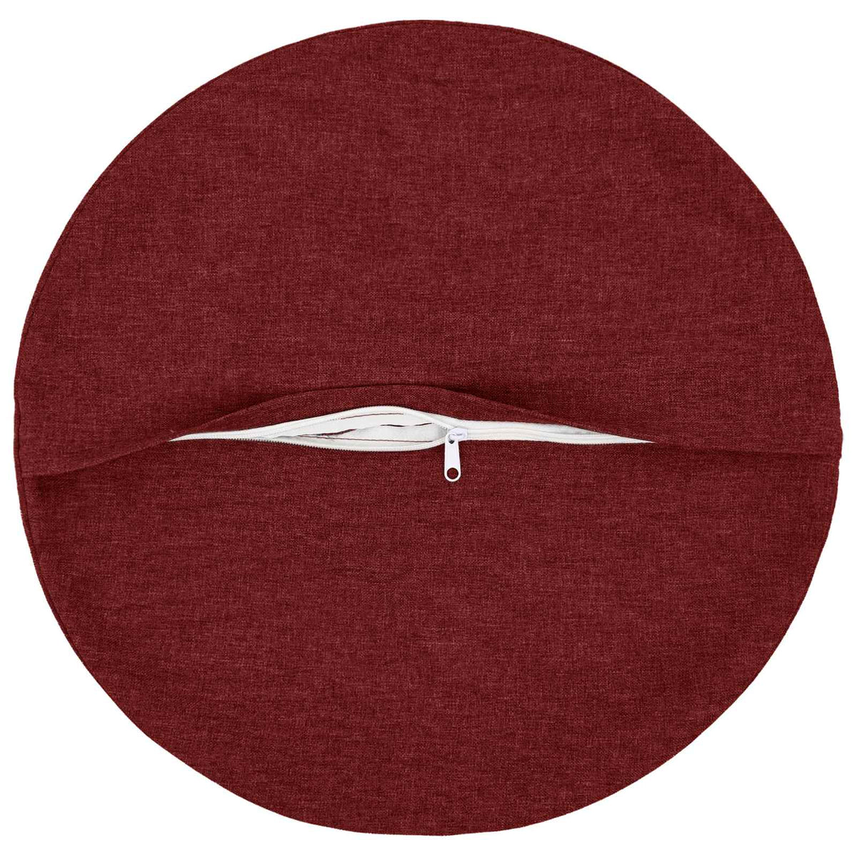 Cushion with Pillow HEERLEN 6 pcs Wine Red Fabric
