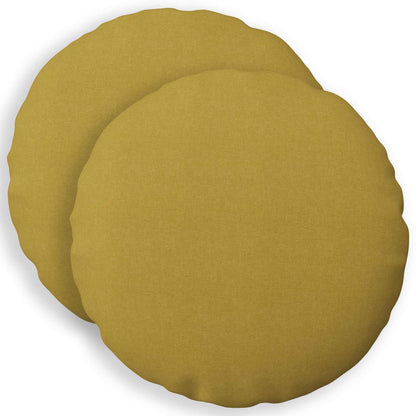 Cushion with Pillow HEERLEN 2 pcs Light Green Fabric