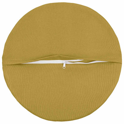 Cushion with Pillow HEERLEN 6 pcs Light Green Fabric