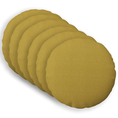 Cushion with Pillow HEERLEN 6 pcs Light Green Fabric
