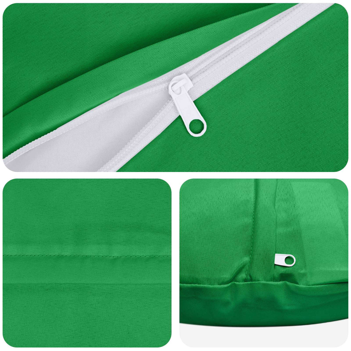 Cushion with Pillow HEERLEN 6 pcs Green Polyester
