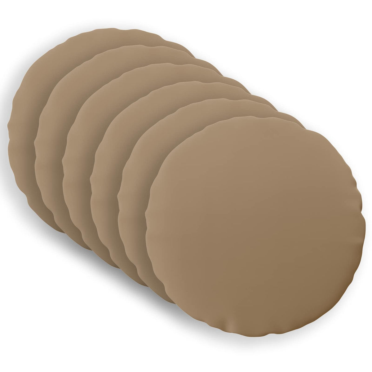 Cushion with Pillow HEERLEN 6 pcs Taupe Polyester