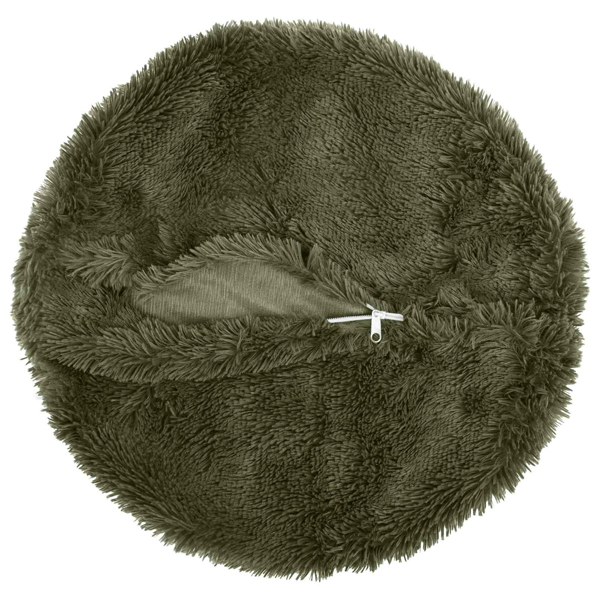 Cushion with Pillow HEERLEN 6 pcs Green PV Fleece