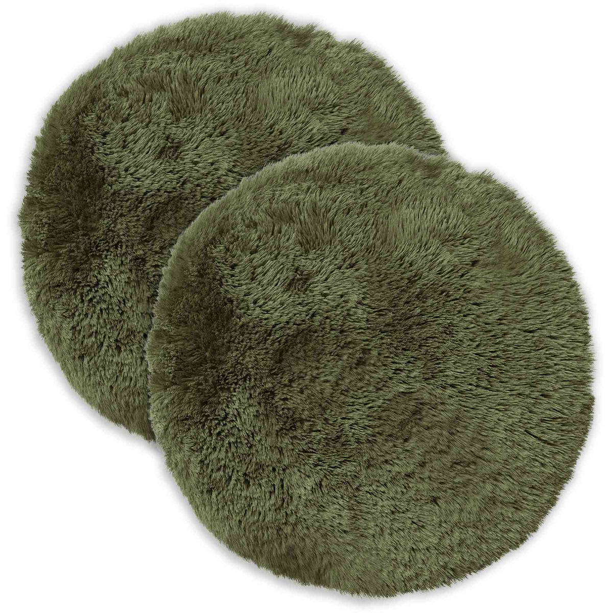 Cushion with Pillow HEERLEN 6 pcs Green PV Fleece