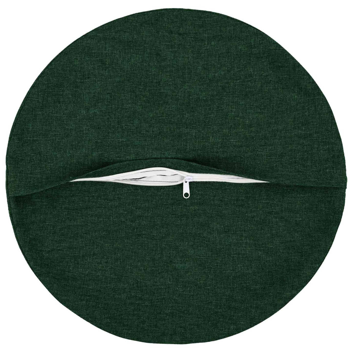 Cushion with Pillow HEERLEN 6 pcs Dark Green Fabric