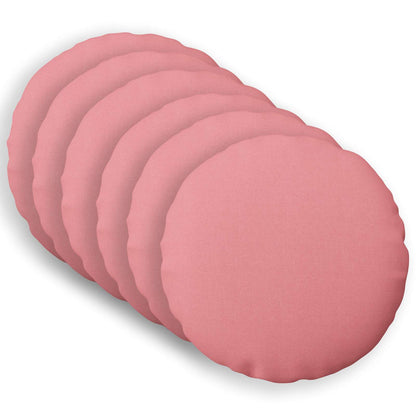 Cushion with Pillow HEERLEN 6 pcs Pink Fabric