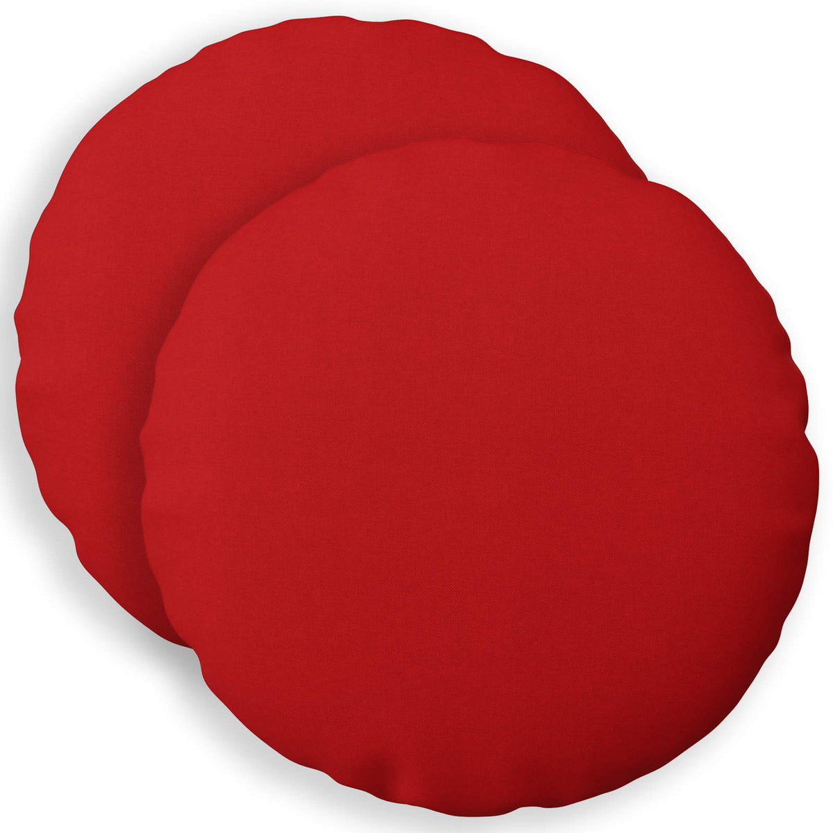 Cushion with Pillow HEERLEN 2 pcs Red Fabric
