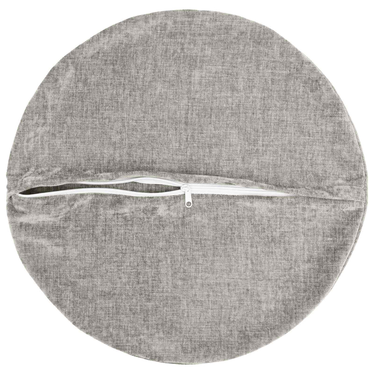Throw Pillow 2 pcs HEERLEN Light Grey Dia. 50 cm