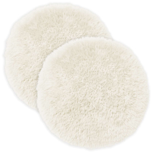 Cushion with Pillow HEERLEN 2 pcs White PV Fleece