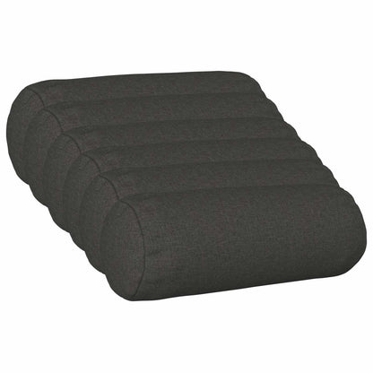 Cushion with Pillow HEERLEN 6 pcs Dark Grey Fabric