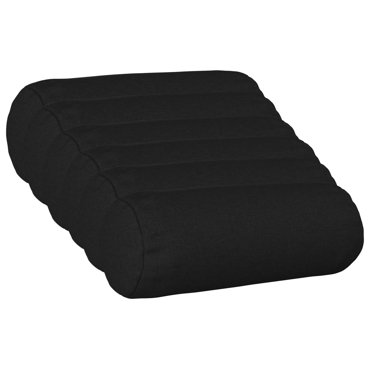Cushion with Pillow HEERLEN 6 pcs Black Fabric