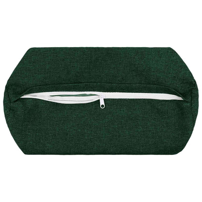 Cushion with Pillow HEERLEN 6 pcs Dark Green Fabric