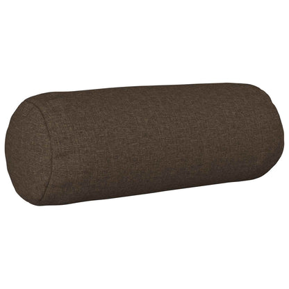 Cushion with Pillow HEERLEN 2 pcs Taupe Fabric