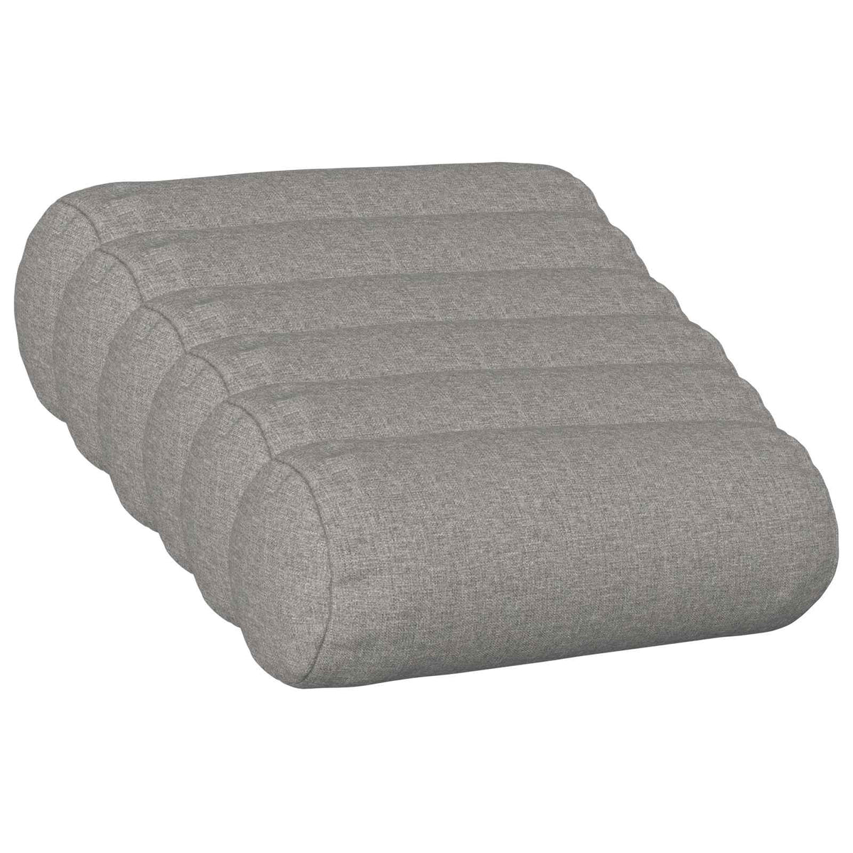 Cushion with Pillow HEERLEN 6 pcs Cloud Grey Fabric
