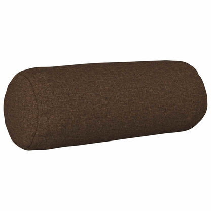 Cushion with Pillow HEERLEN 6 pcs Brown Fabric