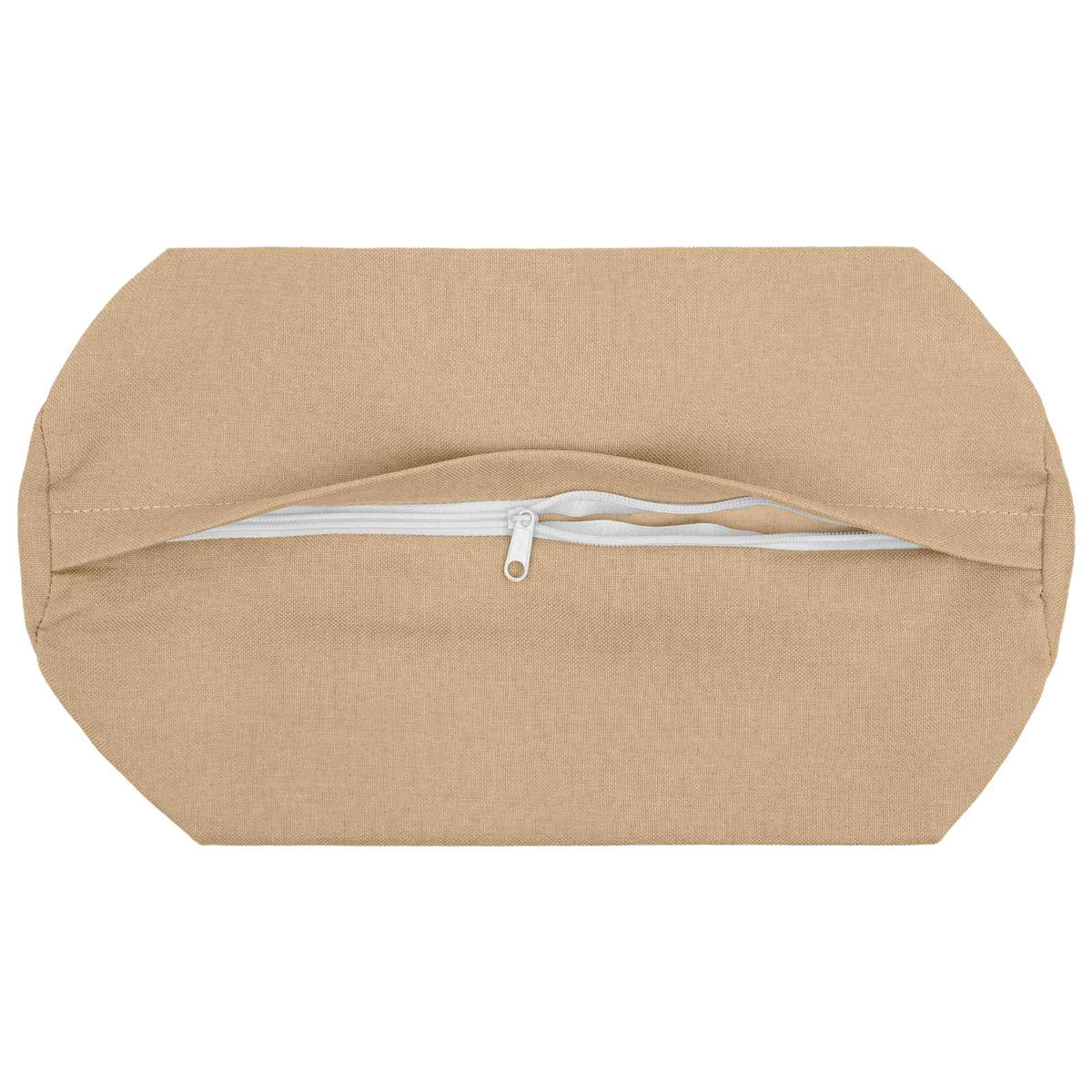 Cushion with Pillow HEERLEN 6 pcs Cream Fabric
