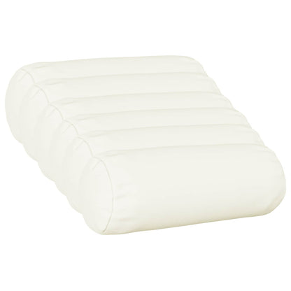 Cushion with Pillow HEERLEN 6 pcs White Fabric