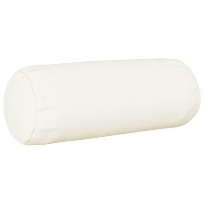 Cushion with Pillow HEERLEN 6 pcs White Fabric