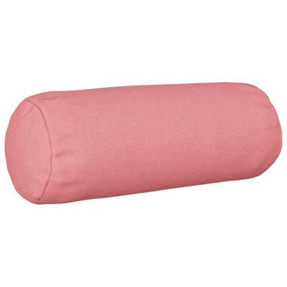 Cushion with Pillow HEERLEN 6 pcs Pink Fabric