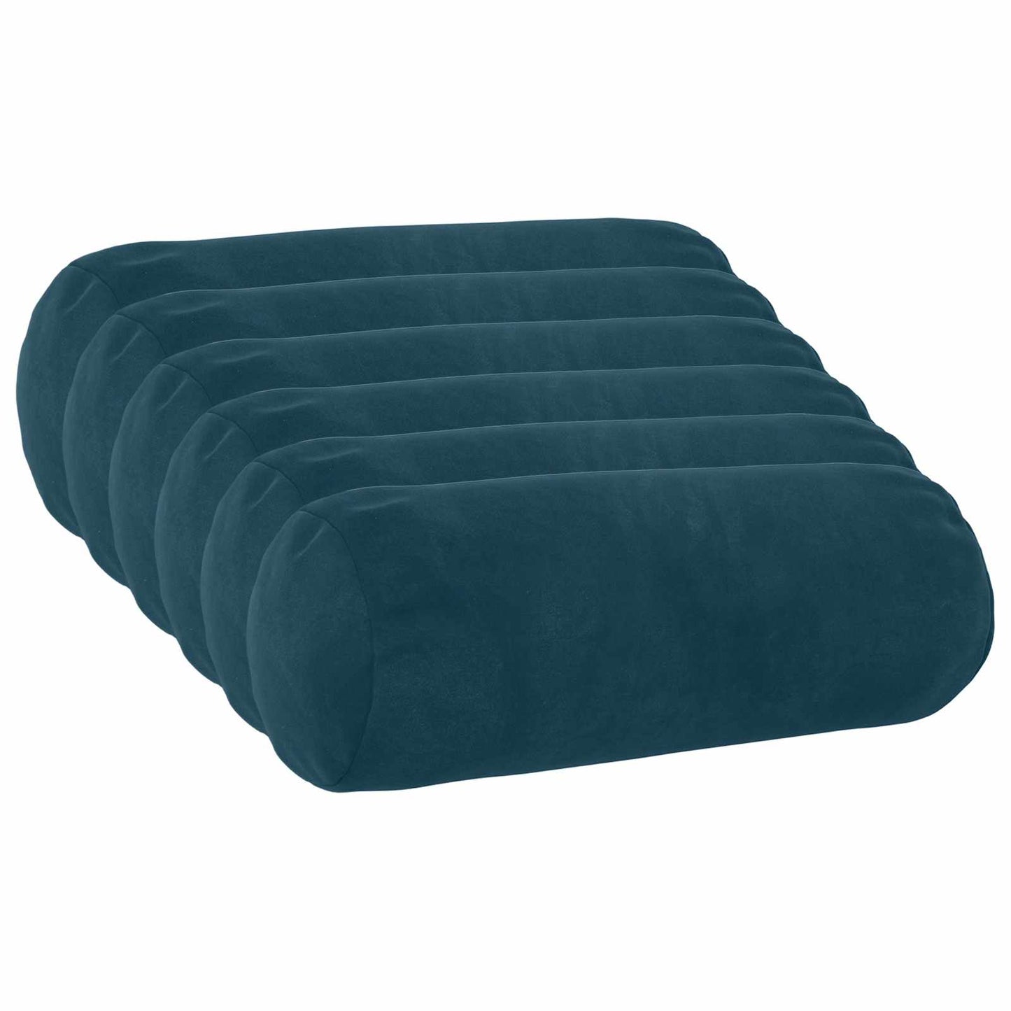 Cushion with Pillow HEERLEN 6 pcs Blue Velvet