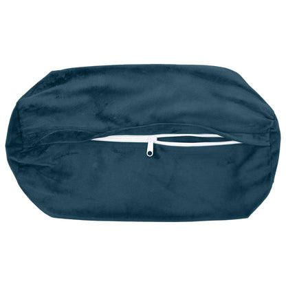Cushion with Pillow HEERLEN 6 pcs Blue Velvet