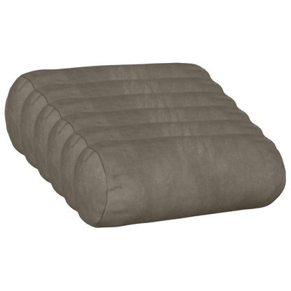 Cushion with Pillow HEERLEN 6 pcs Light Grey Velvet