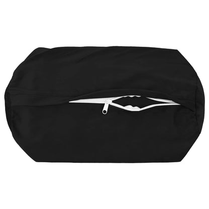 Cushion with Pillow HEERLEN 6 pcs Black Velvet