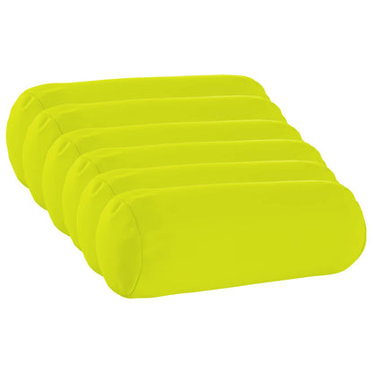 Cushion with Pillow HEERLEN 6 pcs Bright Green Polyester