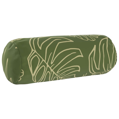 Throw Pillow 6 pcs HEERLEN Leaf Design Dia. 15 x 40 cm