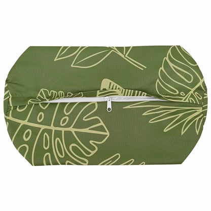 Throw Pillow 6 pcs HEERLEN Leaf Design Dia. 15 x 40 cm