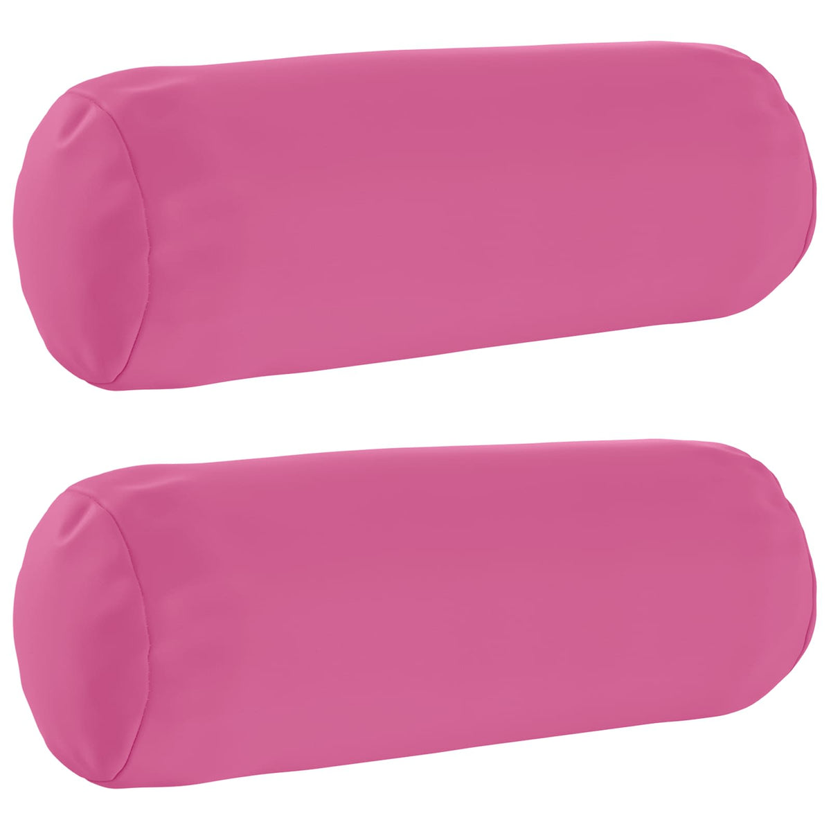 Throw Pillow 2 pcs HEERLEN Pink Dia. 15 x 40 cm Polyester