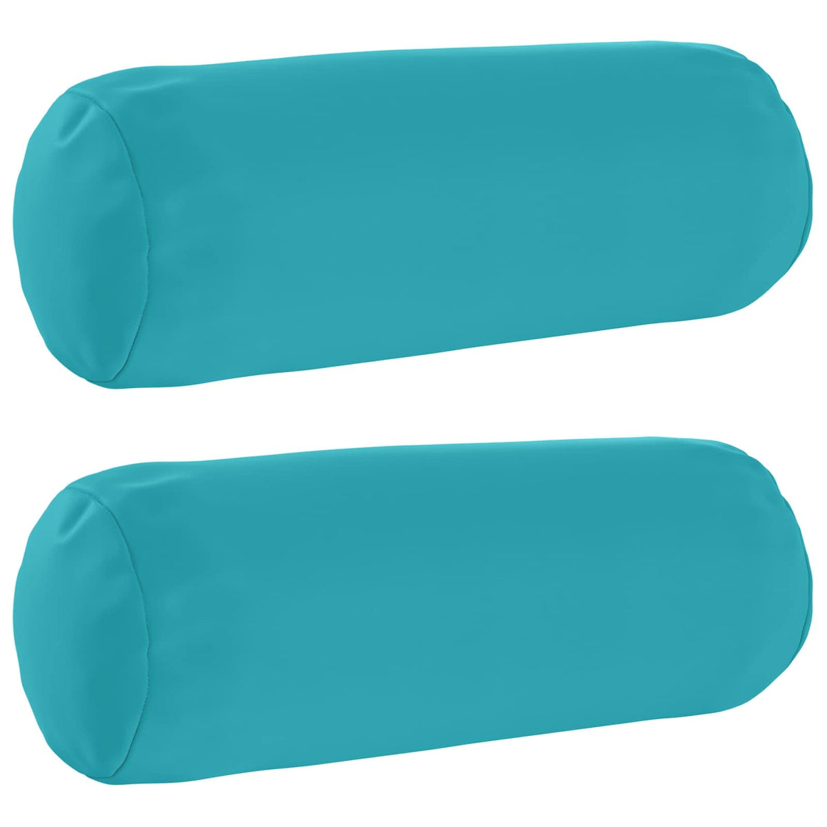 Throw Pillow 2 pcs HEERLEN Turquoise Dia. 15 x 40 cm Polyester