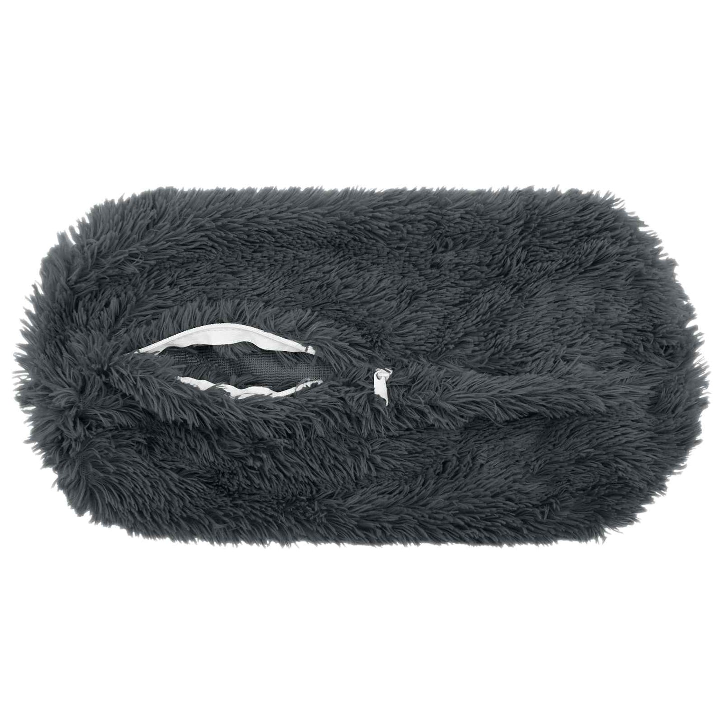 Cushion with Pillow HEERLEN 2 pcs Anthracite PV Fleece