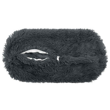 Cushion with Pillow HEERLEN 2 pcs Anthracite PV Fleece