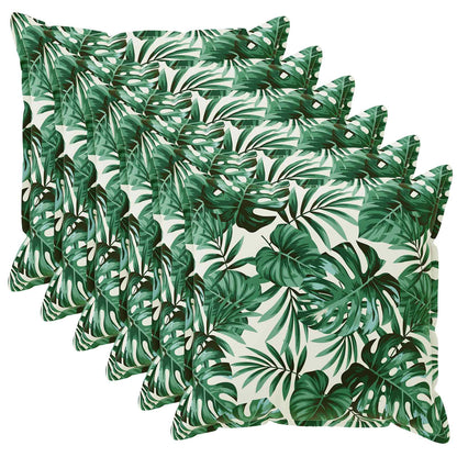 Cushion Leaf with Pillow HOUTEN 6 pcs Leaf Pattern Polyester