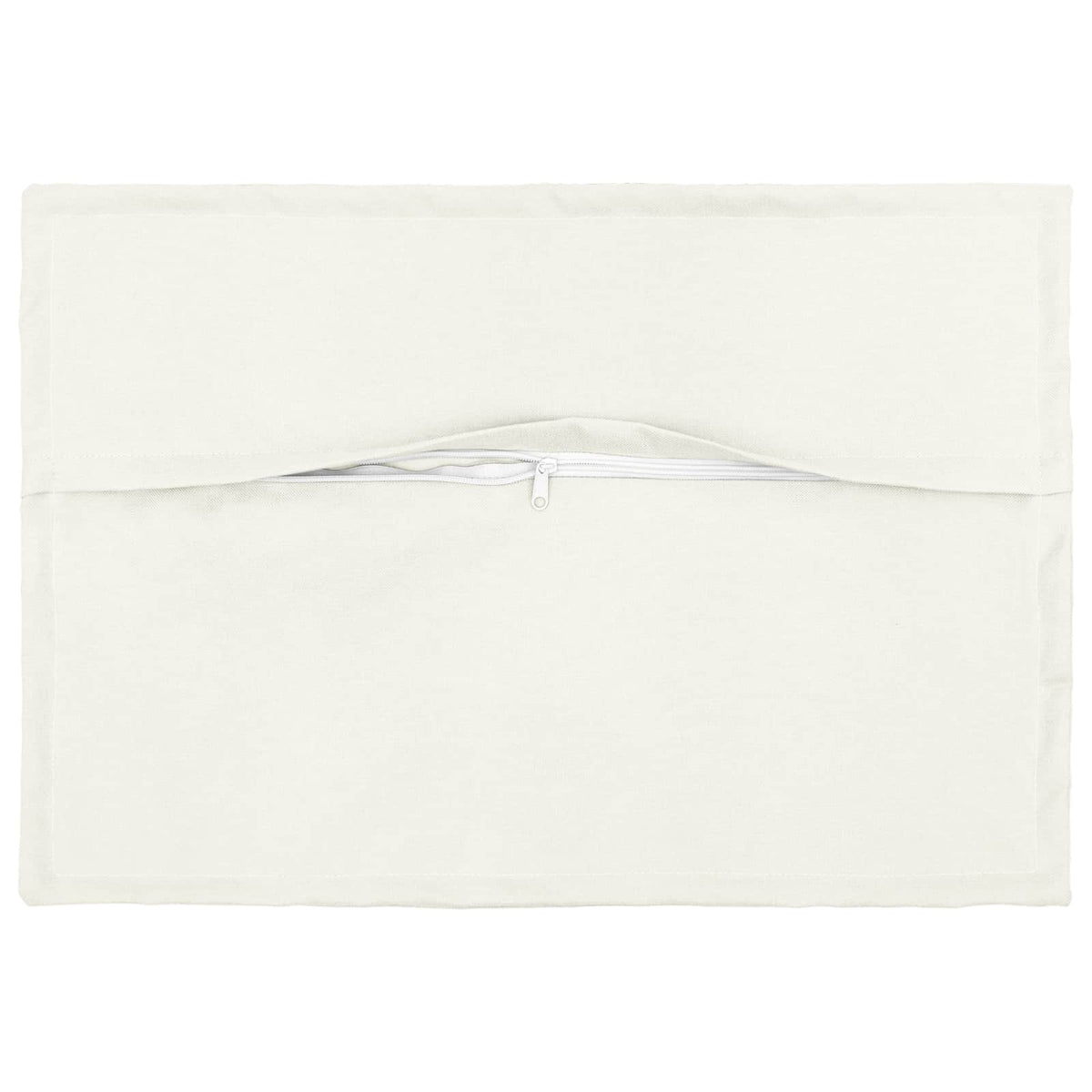 Cushion with Pillow HOUTEN 6 pcs White Faux Linen