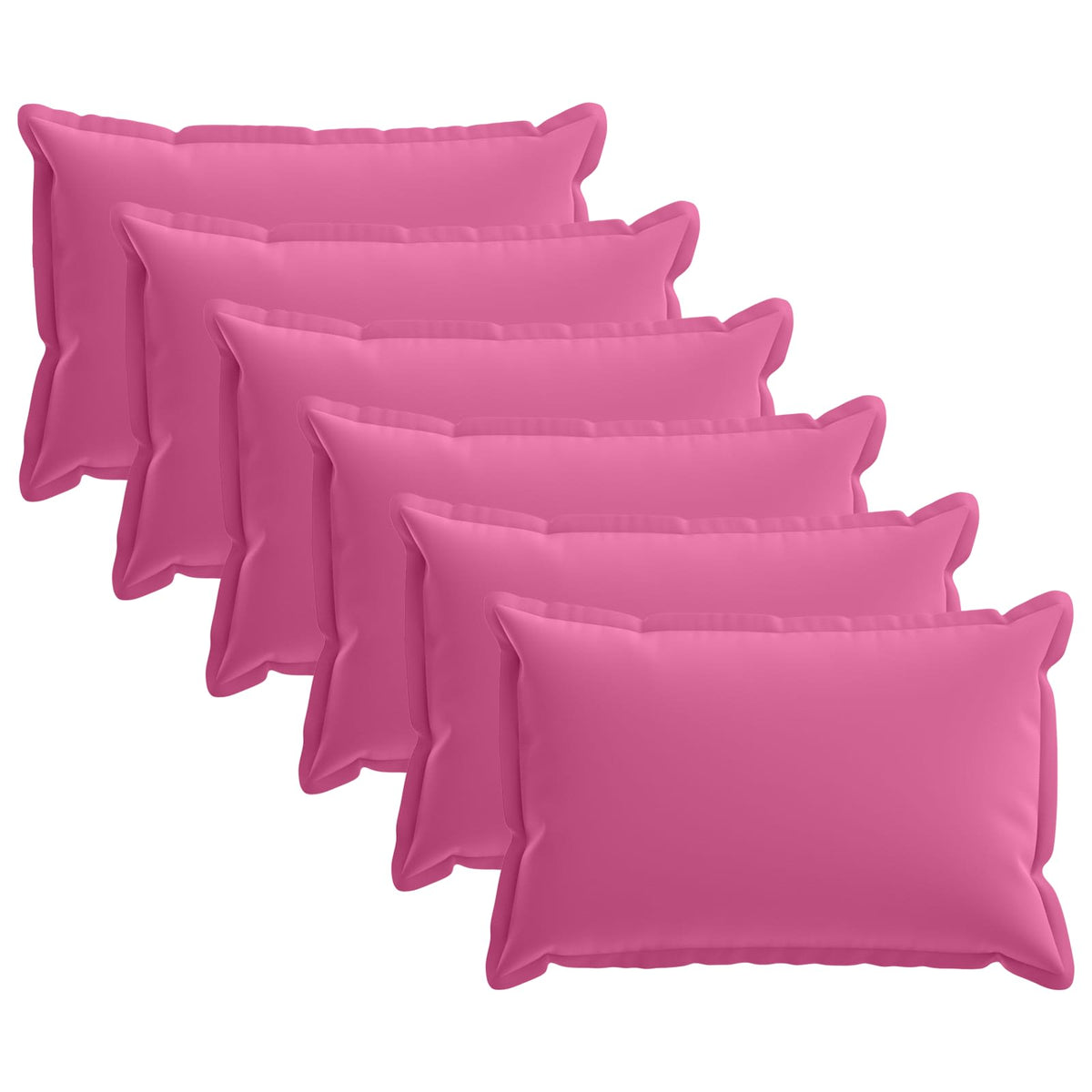 Cushion with Pillow HOUTEN 6 pcs Pink Polyester