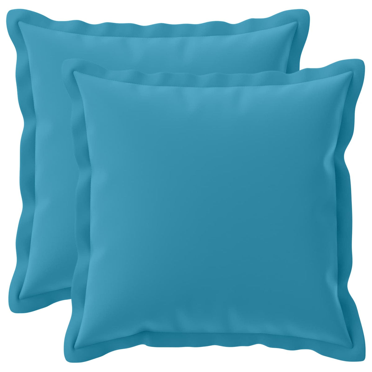 Cushion with Pillow HOUTEN 2 pcs Light Blue Polyester